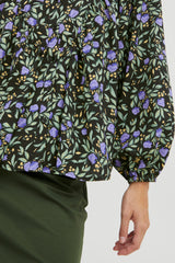 Ichi Liv Skjorte lilla blomster