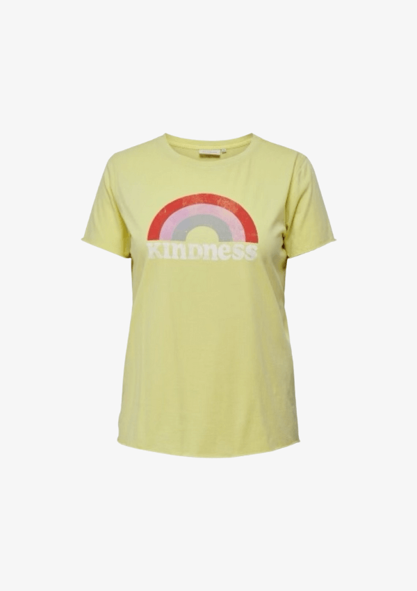 ONLY CARMAKOMA MIKO SEVENTY GUL T-SHIRT