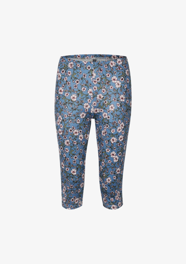 Culture Semira capri leggings - Blue flower