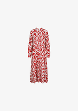 NEO NOIR LAYLI FADING POPPY KJOLE