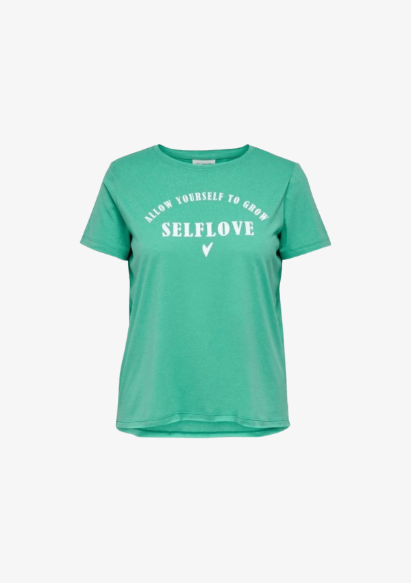 ONLY CARMAKOMA T-SHIRT GRØN