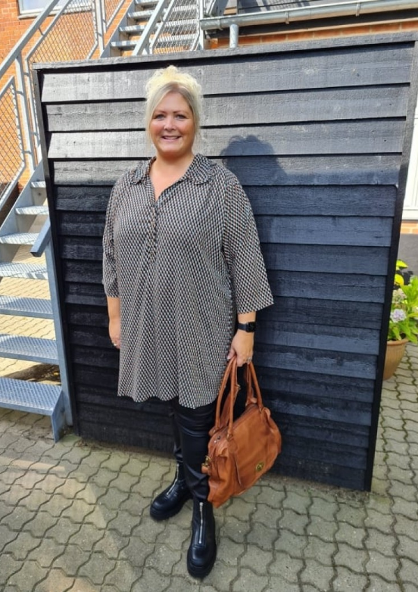 Cassiopeia Natali tunic - Creme combi