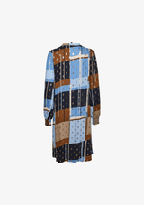 CULTURE GISELLE KJOLE BLUE