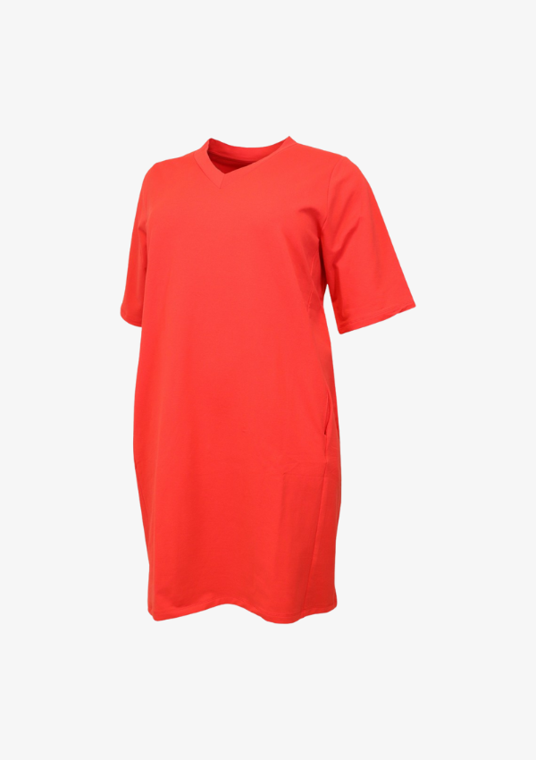 Cassiopeia Ulla Balula sweat kjole - Candy red