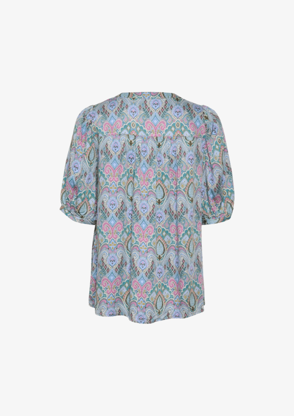 CULTURE BLUSE PAIA LYSEBLÅT PRINT