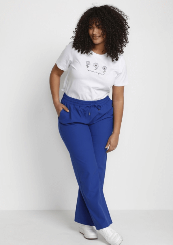 KAFFE CURVE COLETTA PANTS BLÅ