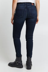 Pulz Emma jeans skinny leg mørk blå