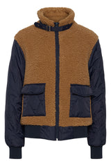 Pulz teddy jakke June brun