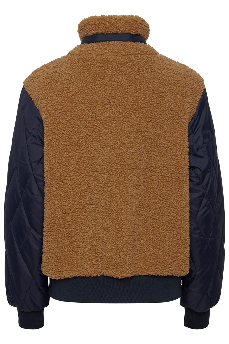 Pulz teddy jakke June brun