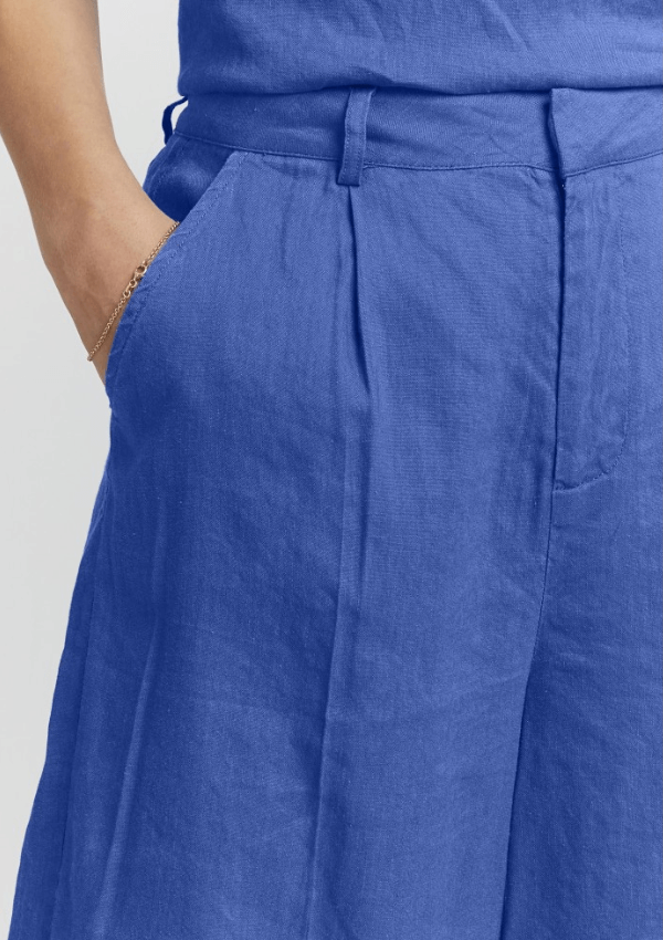 PULZ LUCA SHORTS KOBOLTBLÅ