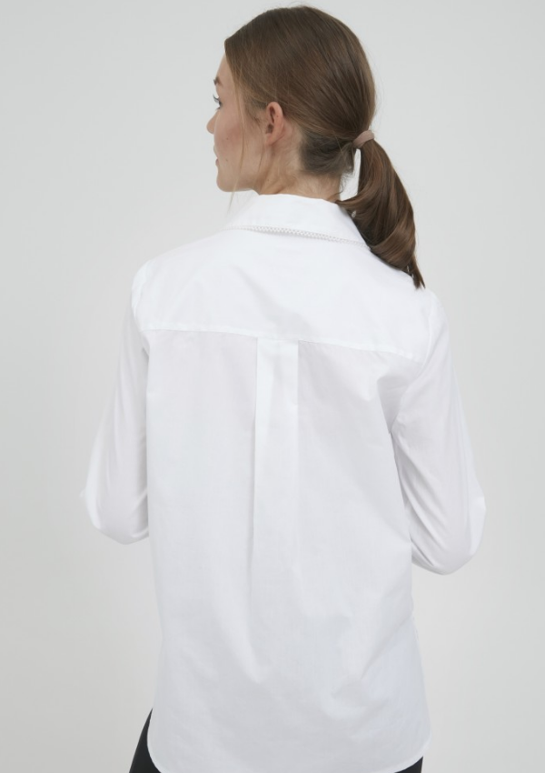 ICHI Rubby skjorte - Hvid