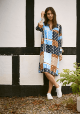 CULTURE GISELLE KJOLE BLUE