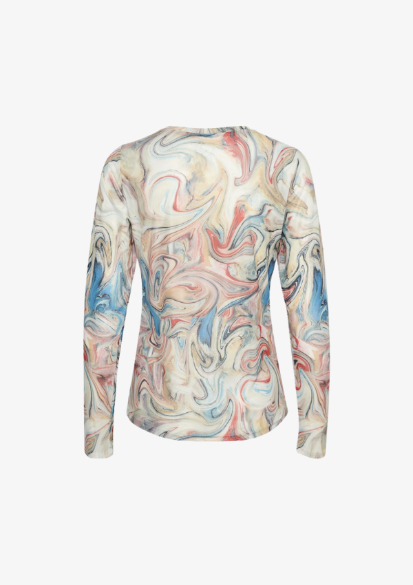 Culture Gabbie basis t-shirt- multi farvet