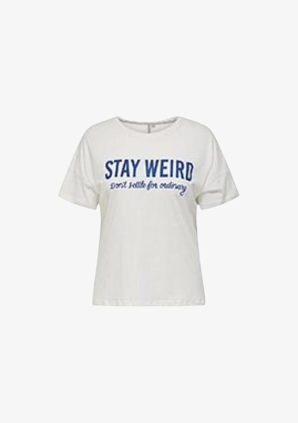 ONLY CARMAKOMA JUKE T-SHIRT HVID