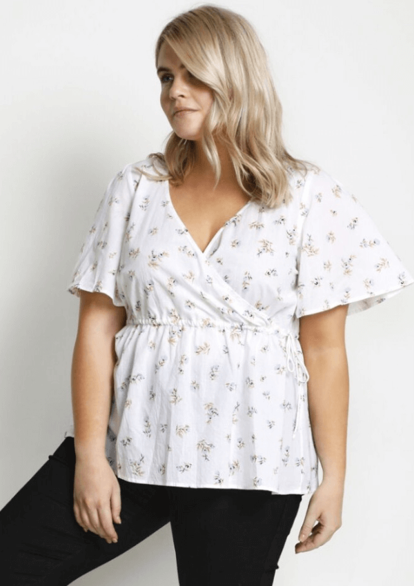 KAFFE CURVE BLUSE WHILA