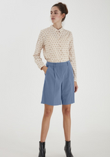 ICHI Fania habit shorts - coronet blue