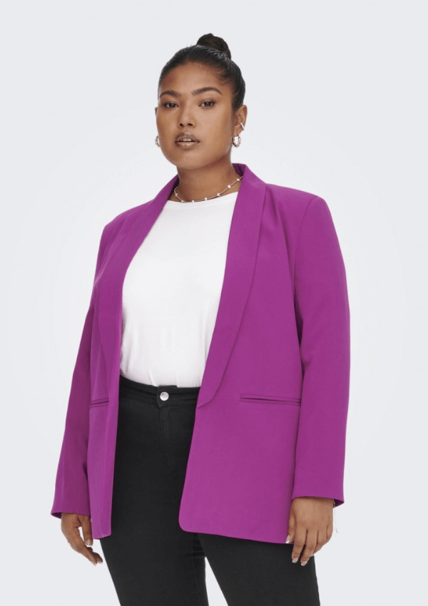ONLY CARMAKOMA ELLA LIFE BLAZER PINK