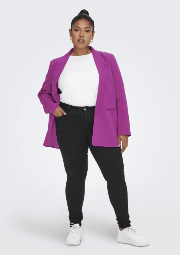 ONLY CARMAKOMA ELLA LIFE BLAZER PINK