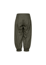 PULZ JILL BUKSER CAPRI WIDE LEG GREEN