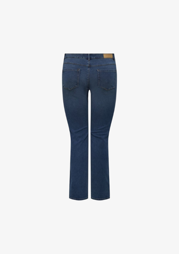 ONLY CARMAKOMA AUGUSTA JEANS MEDIUM BLÅ