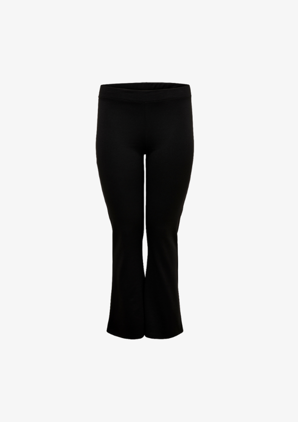 ONLY CARMAKOMA PEVER FLARED BUKSER BLACK