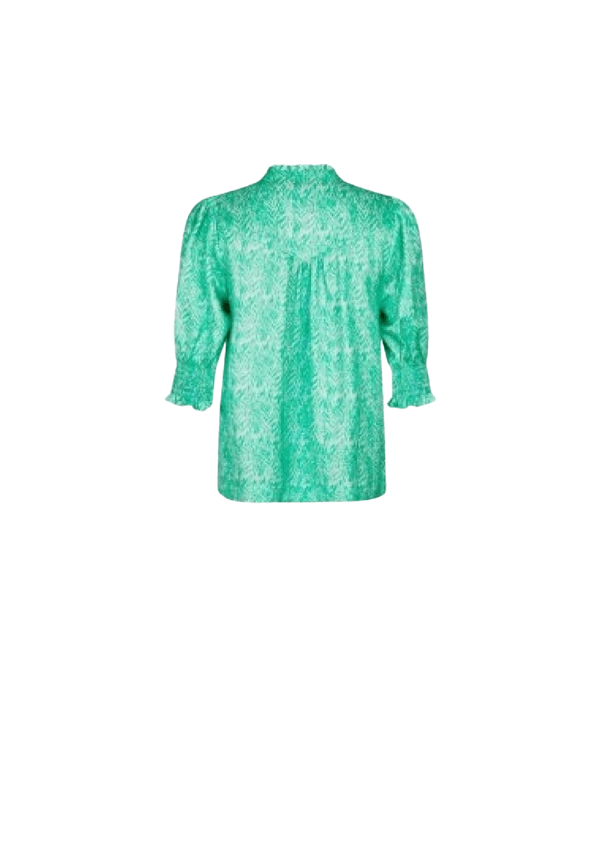 NEO NOIR BLUSE DIANA DITSY GLOW GRØN
