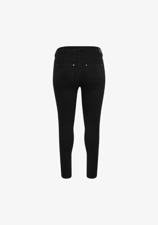 KAFFE KURVE FLORA LONG JEANS SORT