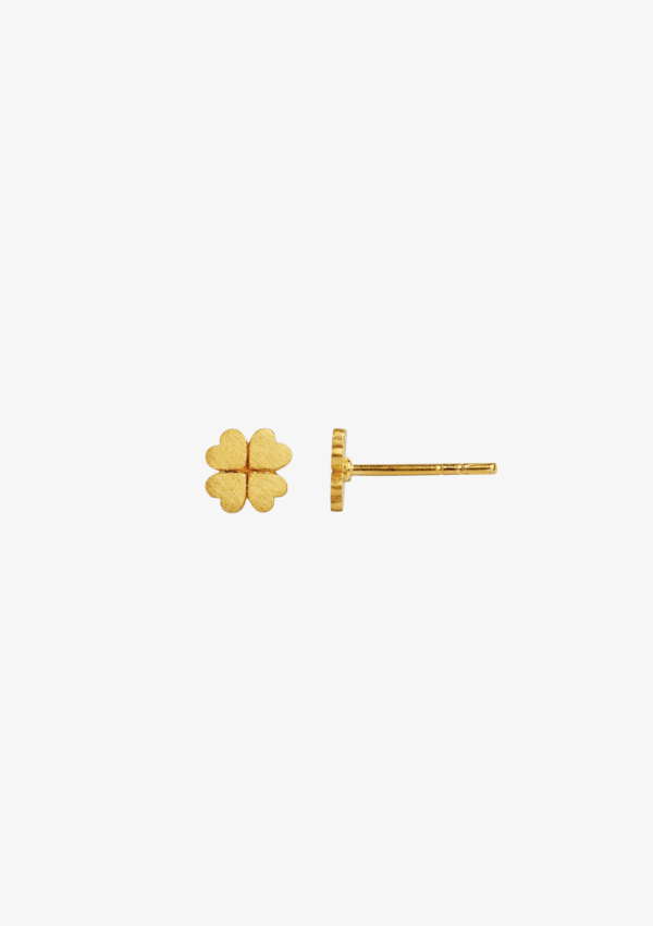 STINE A ØRESTIK - CLOVER EARSTIK PIECE GOLD