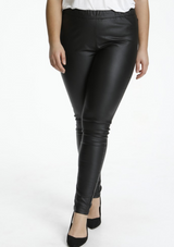 KAFFE CURVE COATED LEGGINS SORT