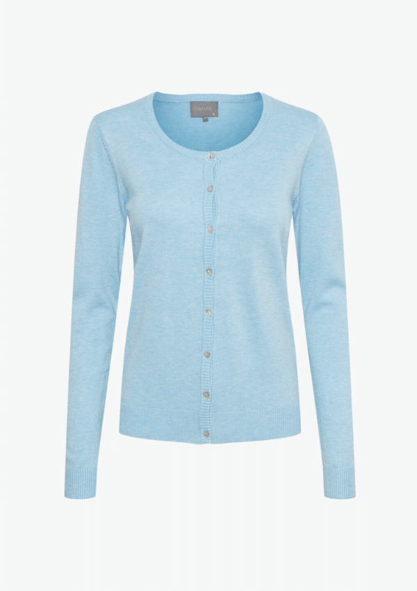 Culture Annemarie basic cardigan lyseblå