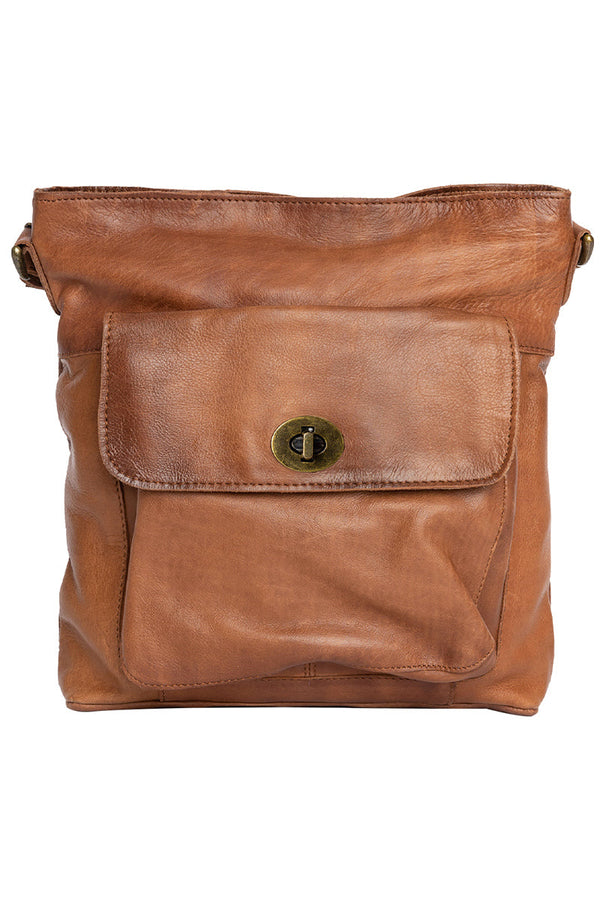 Re:designed Kay medium skindtaske walnut