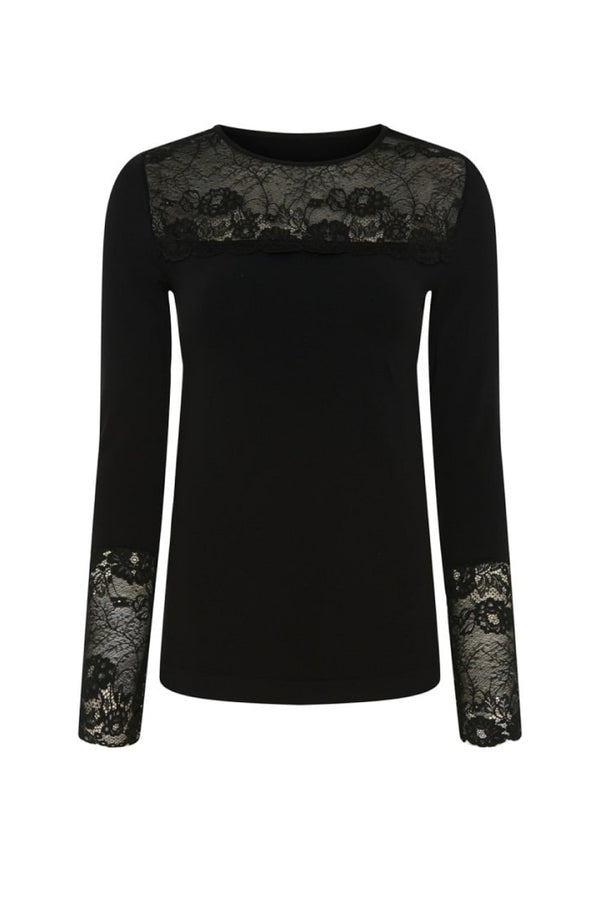 Tim & Simonsen microfiber t-shirt med blonde Nancy sort