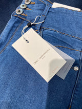 Only Carmakoma Anna high waist ankel jeans medium blue jeans