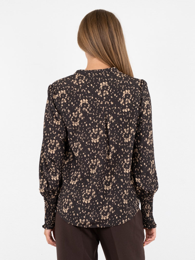 Neo Noir Landa bluse brun