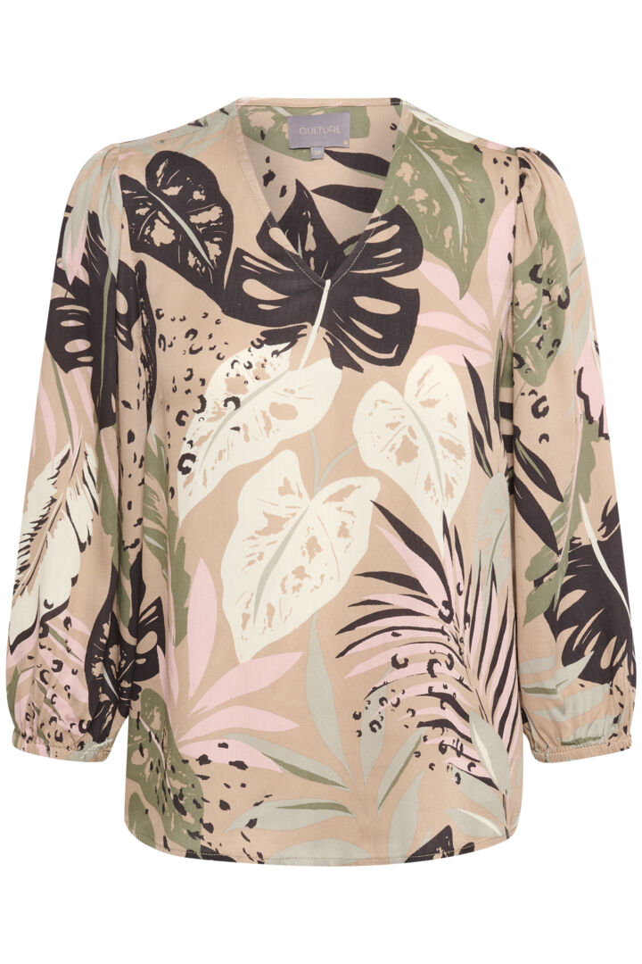 CULTURE TRICIA BLUSE GRØN