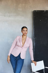 Ichi Kate blazer støvet rosa