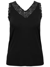 Only Carmakoma Bennedikte top med blonde sort