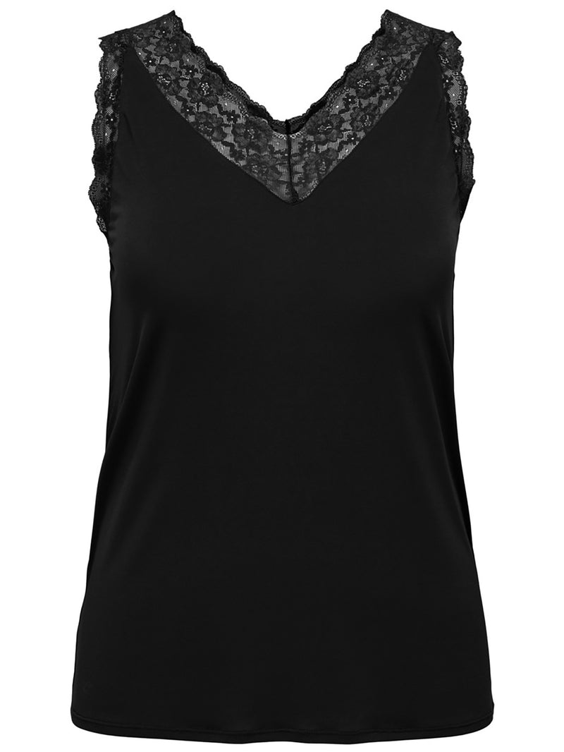Only Carmakoma Bennedikte top med blonde sort