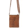 Re.designed Jane mobiltaske i walnut skind