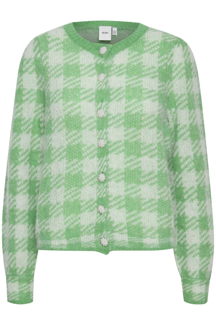 Ichi Estelle cardigan grøn