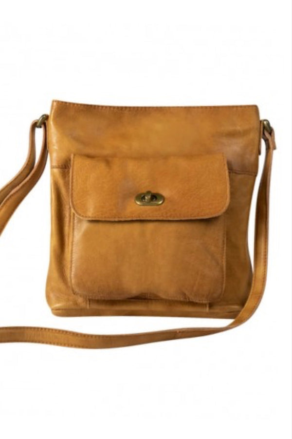 Re:designed Kay medium skindtaske burned tan