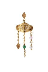 Stine A Ile de L`amour with dancing stones earring
