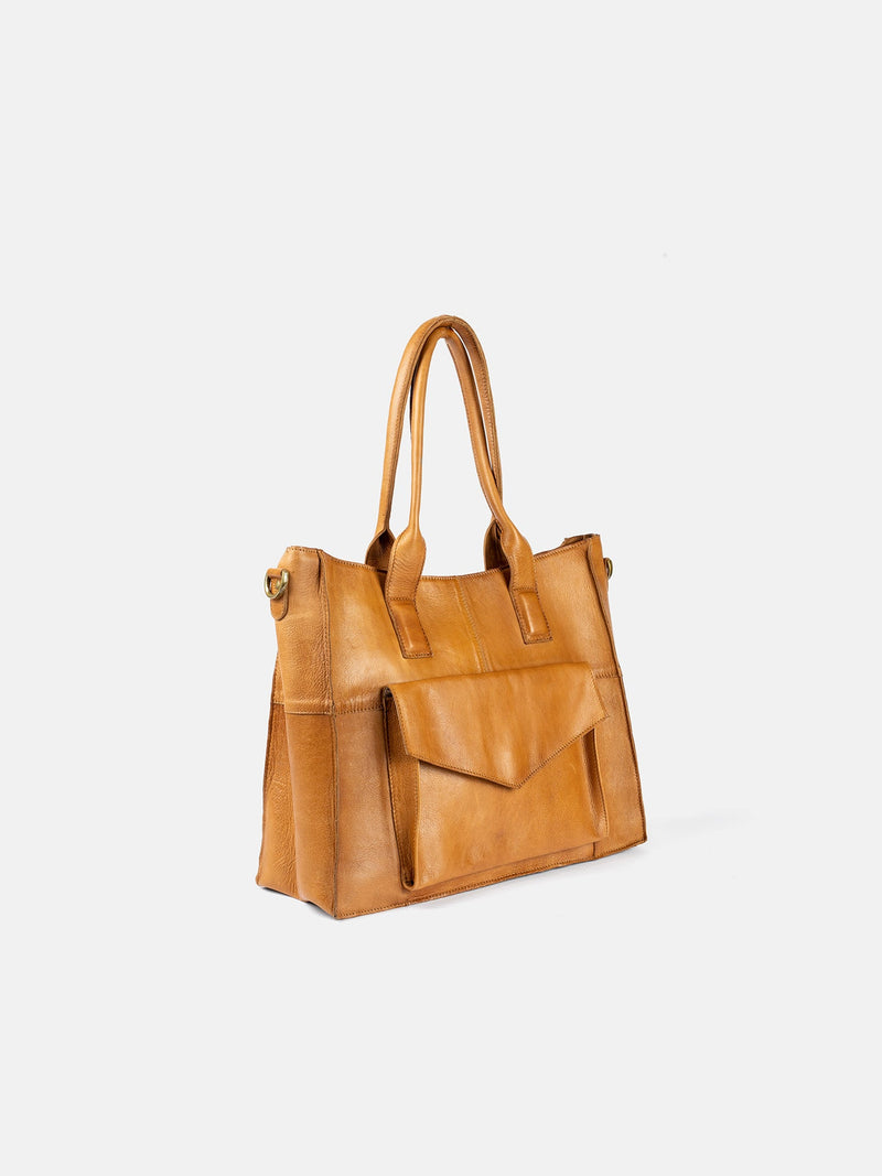 Re:designed Otilia skindtaske burnedtan