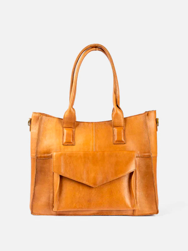 Re:designed Otilia skindtaske burnedtan