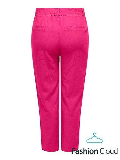 Only Carmakoma Caro hør bukser pink