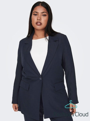 Only Carmakoma Thea blazer marineblå