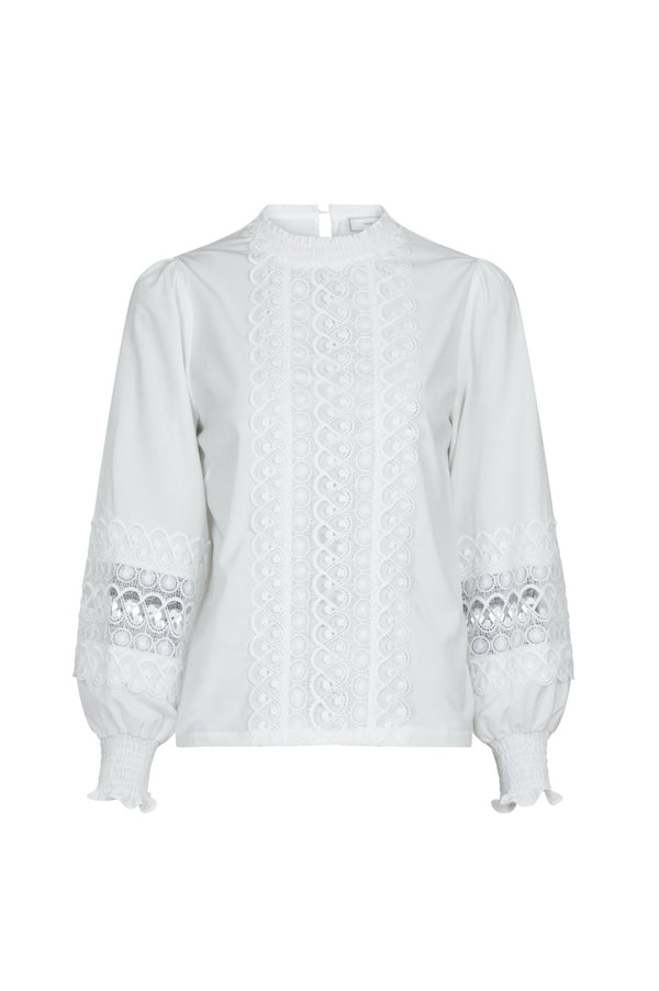 Neo Noir Katie bluse hvid