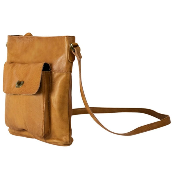 Re:designed Kay medium skindtaske burned tan