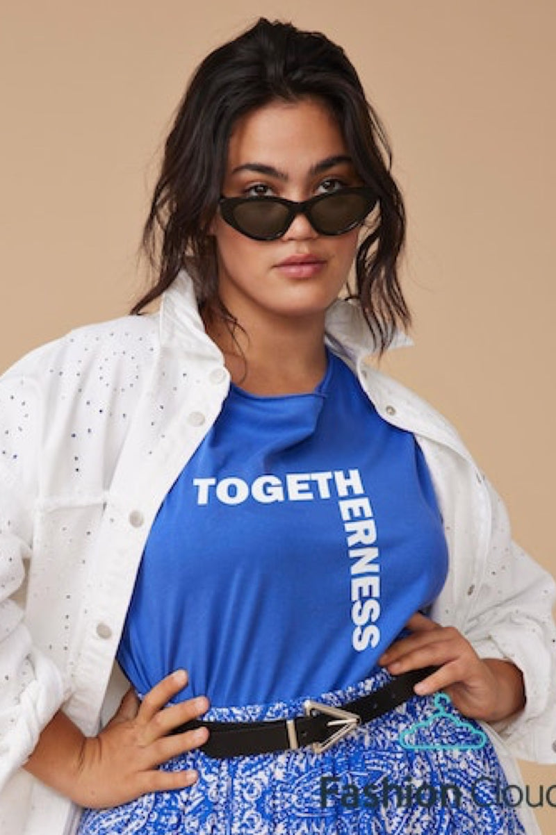 Only Carmakoma Quote t-shirt
