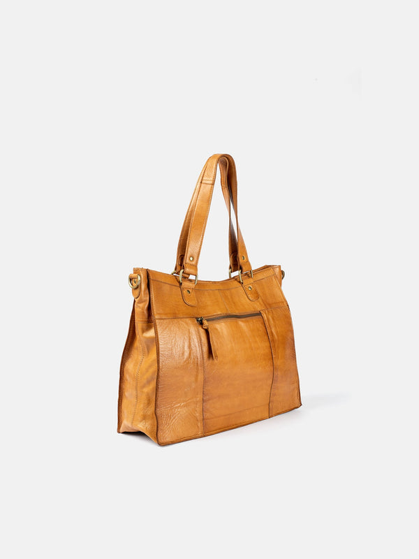 Re:designed Molly urban shopper skindtaske burned tan
